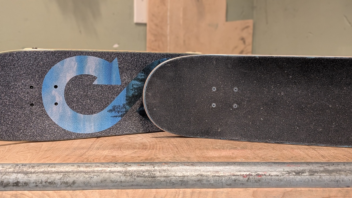 skateboards with grip