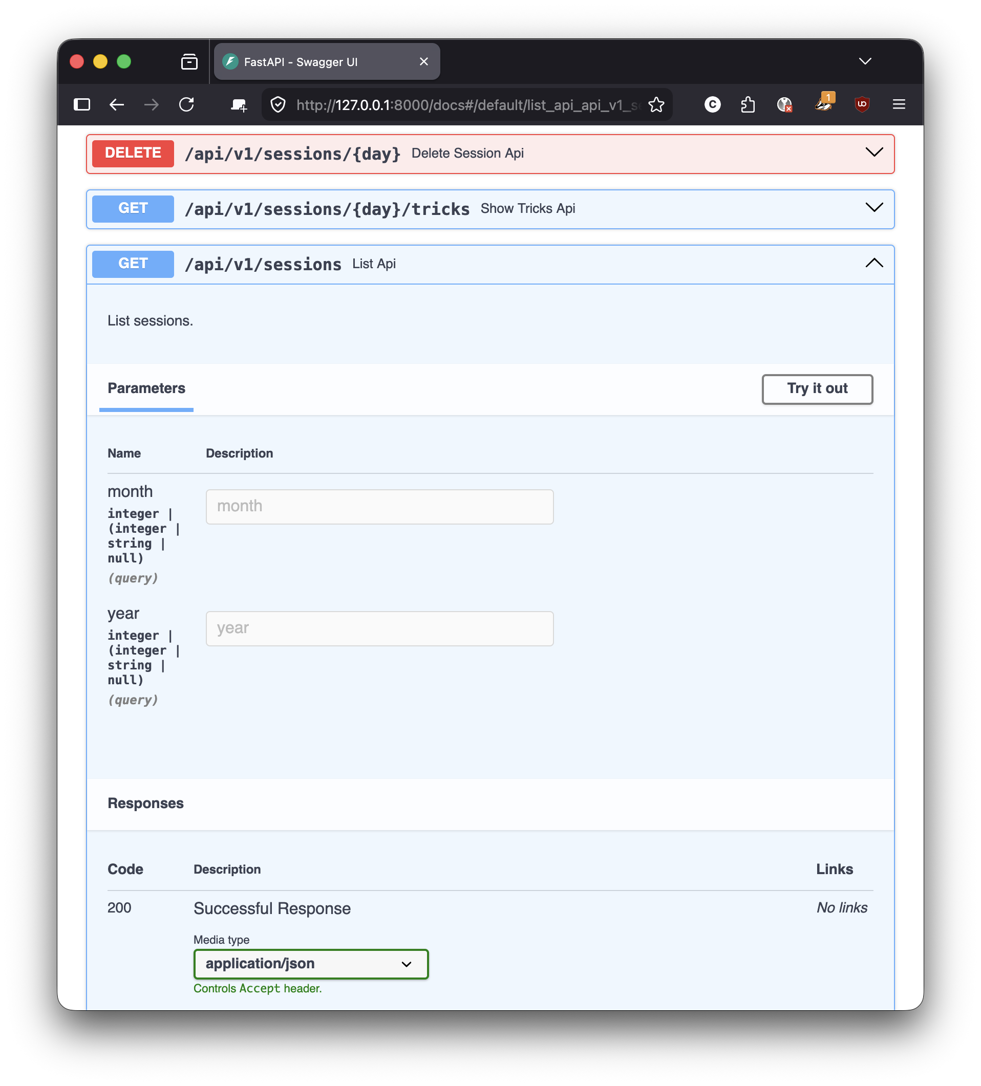 Skatelog API docs